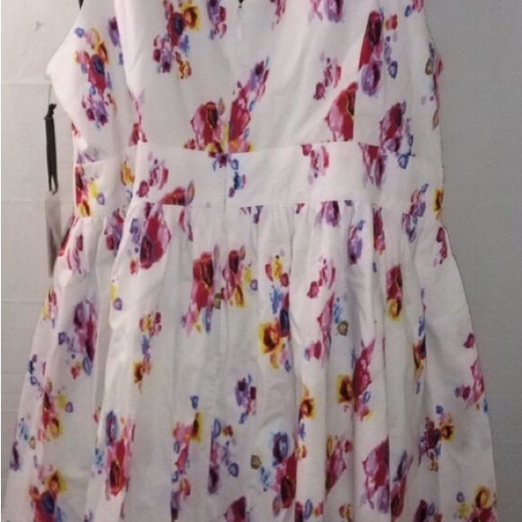 Prabal Gurang dress. Size 18. NWT. MRSP $59. Watercolors - Picture 3 of 5